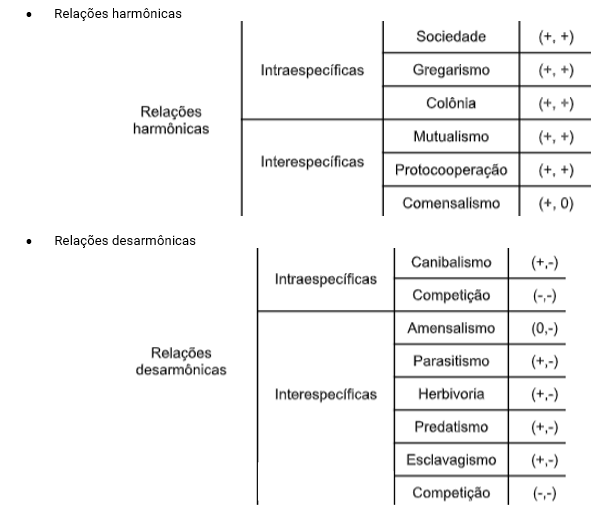 Exercícios sobre Ecologia- Descomplica, Exercícios Biologia